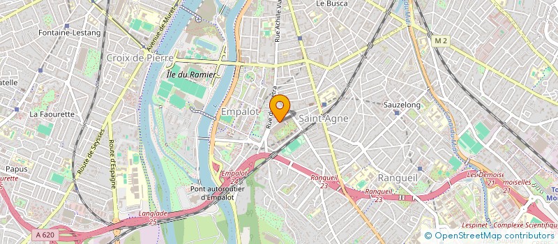 localisation de l'entreprise MADAME FLORICIA LANDES  TOULOUSE