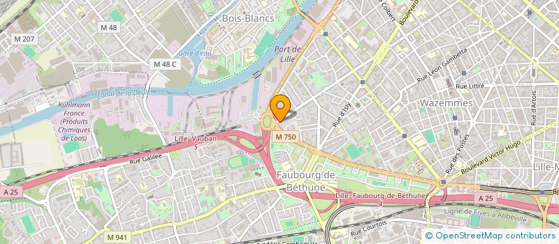 localisation de l'entreprise MADAME FLORIE ANDREGES à LILLE