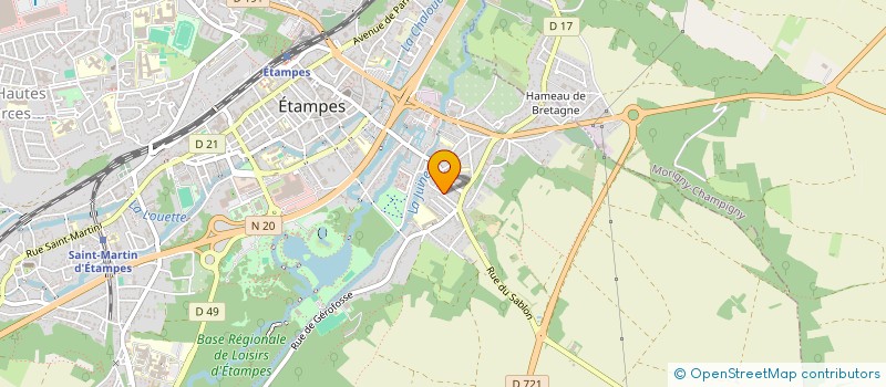 localisation de l'entreprise MADAME FLORIE BOTTINELLI  ETAMPES