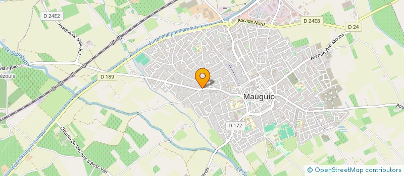 localisation de l'entreprise MADAME FLORIE BOUREL  MAUGUIO