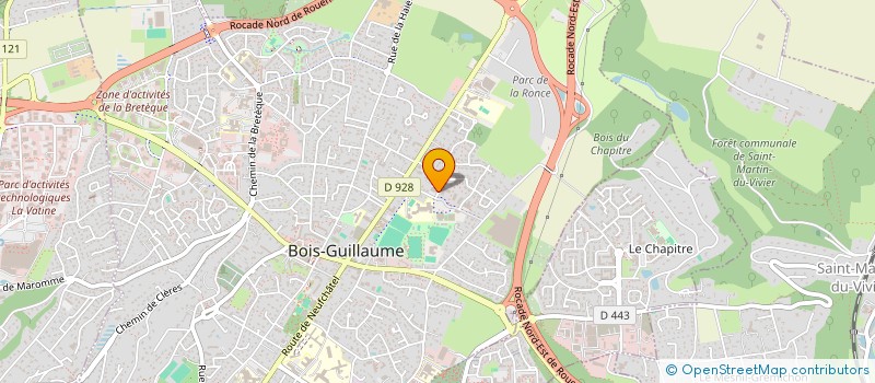 localisation de l'entreprise MADAME FLORIE CAPITAINE  BOIS-GUILLAUME