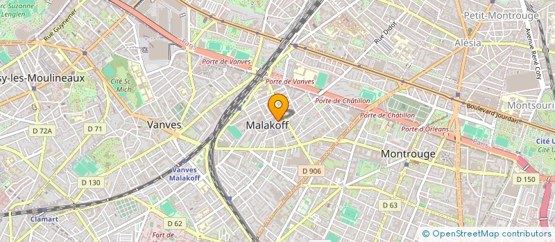 localisation de l'entreprise MADAME FLORIE DACHAUD  MALAKOFF