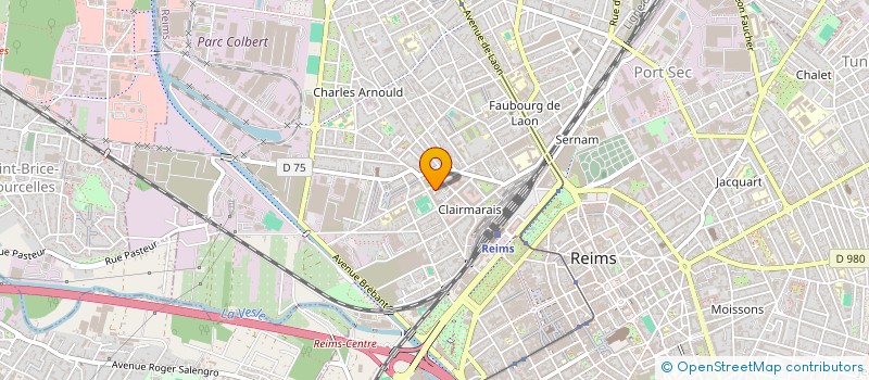 localisation de l'entreprise MADAME FLORIE DELABARRE  REIMS