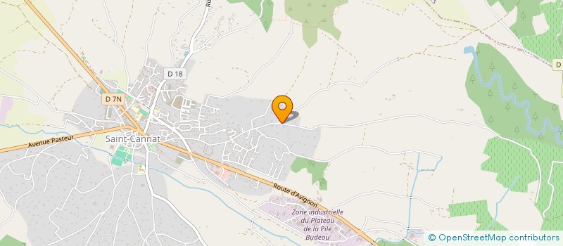 localisation de l'entreprise MADAME FLORIE FALCHERO  SAINT-CANNAT