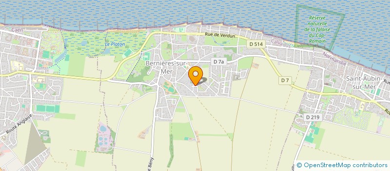 localisation de l'entreprise MADAME FLORIE GINTZEN  BERNIERES-SUR-MER