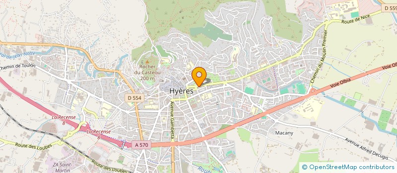 localisation de l'entreprise MADAME FLORIE HERVOCHE à HYERES