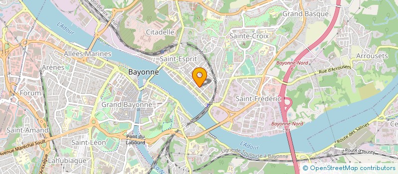 localisation de l'entreprise MADAME FLORIE LAPISBORDE  BAYONNE