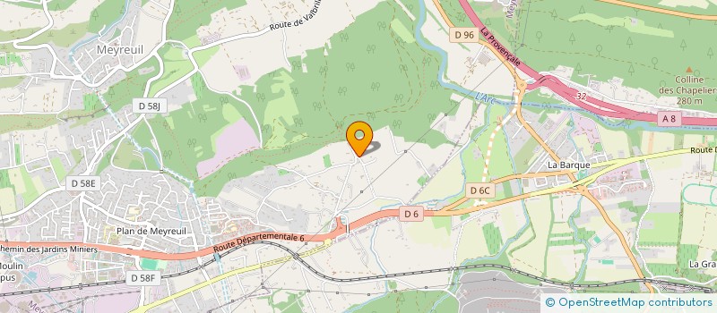 localisation de l'entreprise MADAME FLORIE MARTINEZ  MEYREUIL