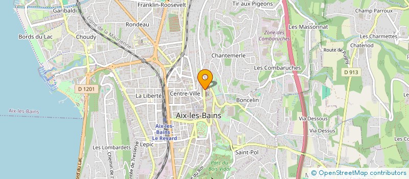 localisation de l'entreprise MADAME FLORIE MAZZA--RUPTIER  AIX-LES-BAINS