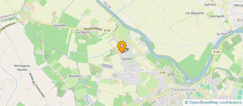 localisation de l'entreprise MADAME FLORIE NAVARD  NEGREPELISSE