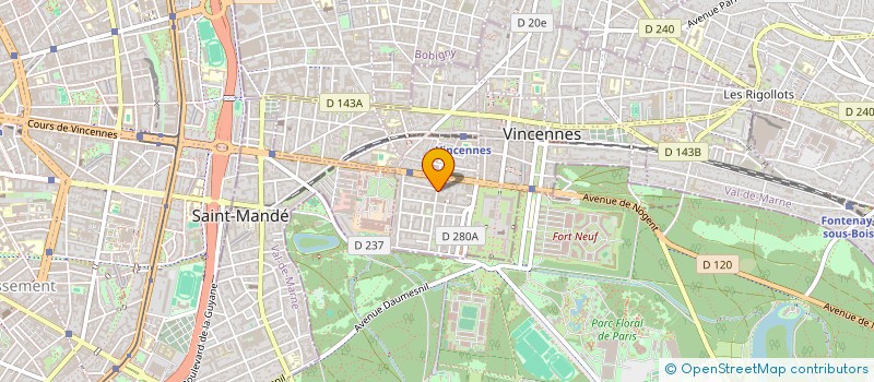 localisation de l'entreprise MADAME FLORIE NGUYEN VAN à VINCENNES
