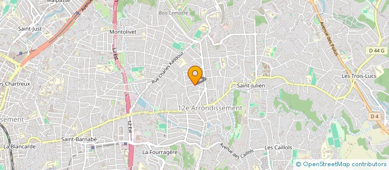 localisation de l'entreprise MADAME FLORIE RAYMOND  MARSEILLE 12EME