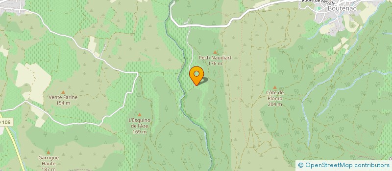 localisation de l'entreprise MADAME FLORIE SIRONDELLE  BOUTENAC