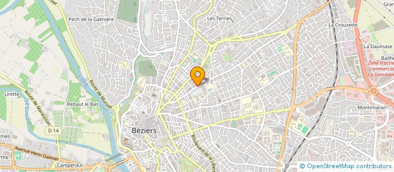 localisation de l'entreprise MADAME FLORIE VERTONGEN à BEZIERS