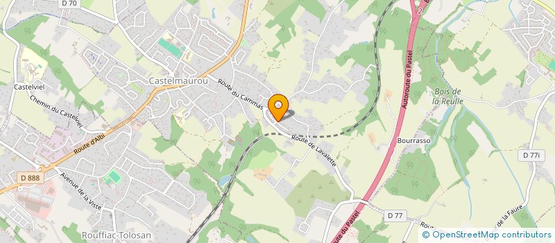 localisation de l'entreprise MADAME FLORIE VILLANUEVA  LABEGE