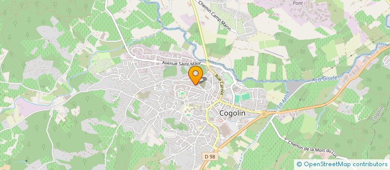 localisation de l'entreprise MADAME FLORIE ZAGGIA  COGOLIN