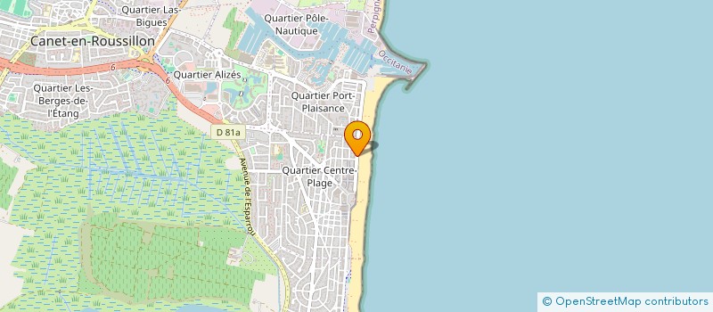 localisation de l'entreprise MADAME FLORILENE CARPENTIER  CANET-EN-ROUSSILLON