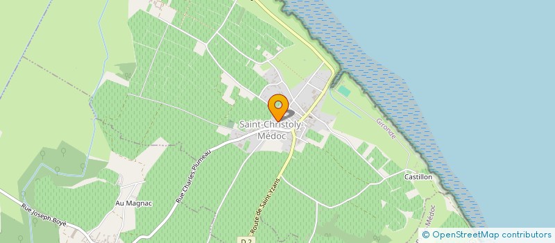 localisation de l'entreprise MADAME FLORILENE SOULAS  SAINT-CHRISTOLY-MEDOC