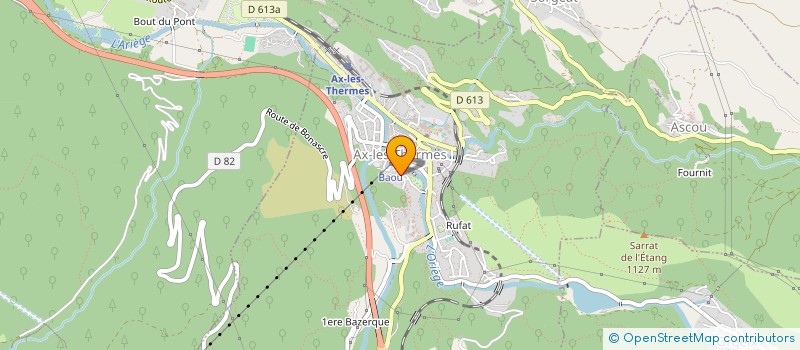 localisation de l'entreprise MADAME FLORINA BUTULIGA à AX-LES-THERMES