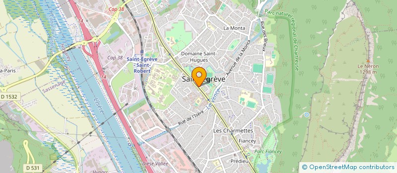 localisation de l'entreprise MADAME FLORINA GUTI  SAINT-EGREVE