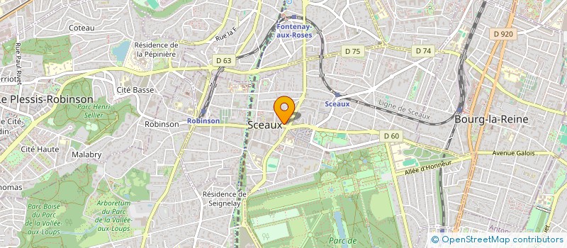 localisation de l'entreprise MADAME FLORINE AFFICHARD à SCEAUX