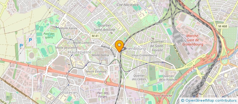 localisation de l'entreprise MADAME FLORINE BARJONNET  STRASBOURG