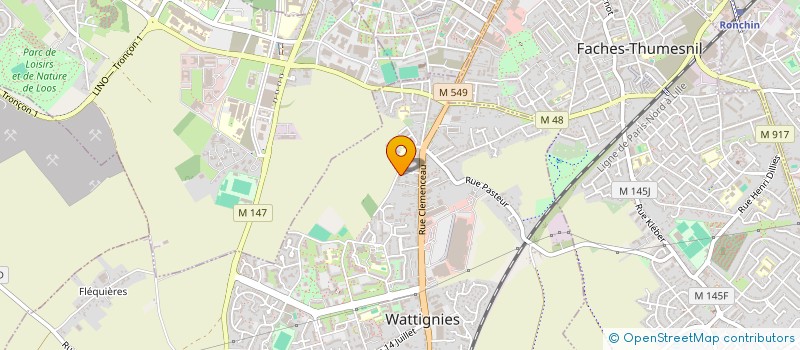 localisation de l'entreprise MADAME FLORINE BRAY  WATTIGNIES