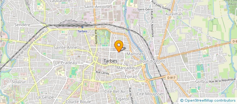 localisation de l'entreprise MADAME FLORINE BUISSET à TARBES