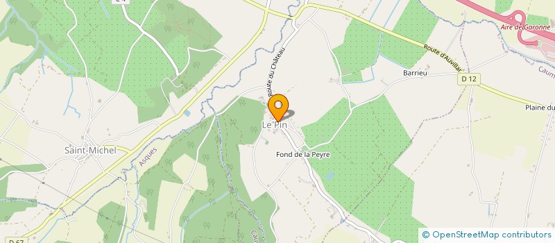 localisation de l'entreprise MADAME FLORINE CARRIE à LE PIN