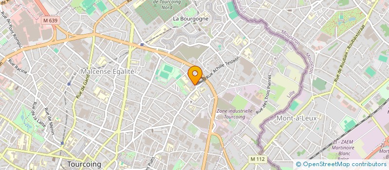 localisation de l'entreprise MADAME FLORINE CASTEL  TOURCOING