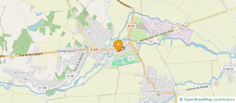 localisation de l'entreprise MADAME FLORINE CHARPY-GUITTAT  BLETTERANS