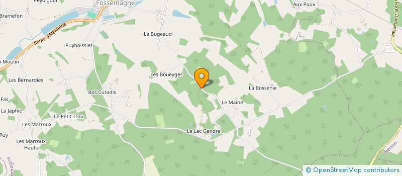 localisation de l'entreprise MADAME FLORINE CHARRIERE à FOSSEMAGNE