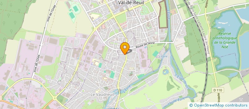 localisation de l'entreprise MADAME FLORINE CONNAN  LE VAUDREUIL