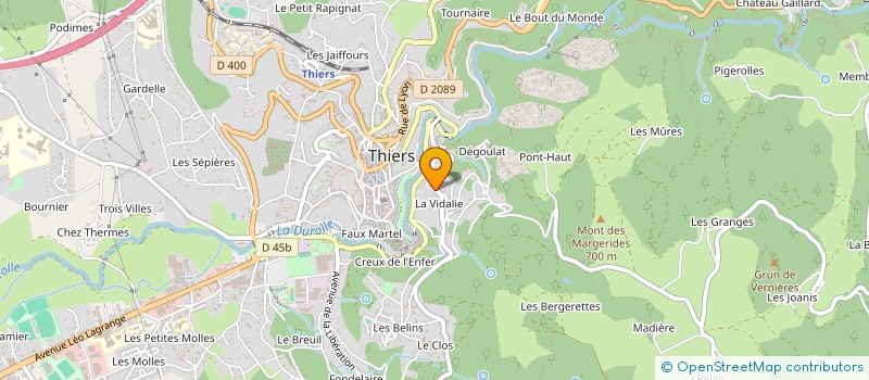 localisation de l'entreprise MADAME FLORINE CORBARA à THIERS