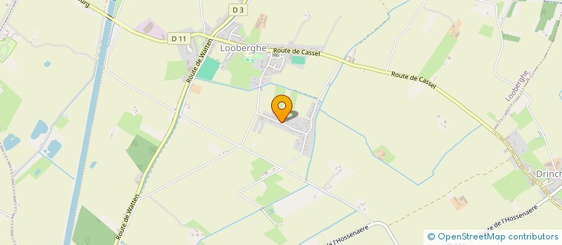 localisation de l'entreprise MADAME FLORINE COSSART  MERCKEGHEM