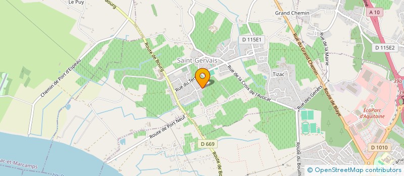 localisation de l'entreprise MADAME FLORINE COUCHOT  SAINT-GERVAIS