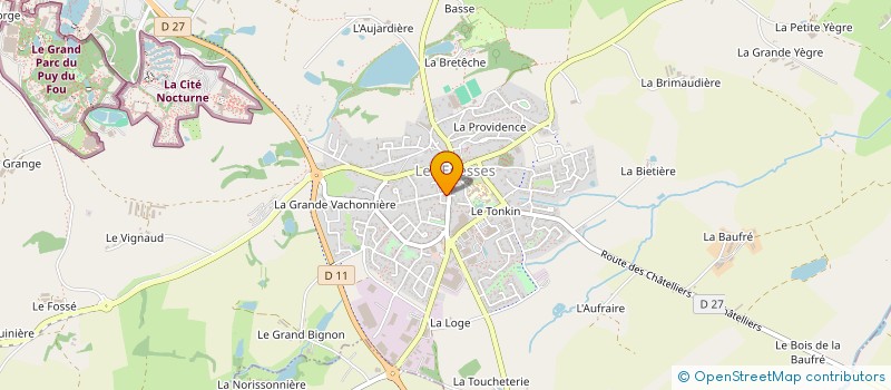localisation de l'entreprise MADAME FLORINE CRAMET à LES EPESSES
