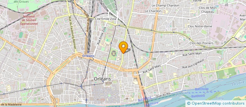 localisation de l'entreprise MADAME FLORINE CRESPY à ORLEANS