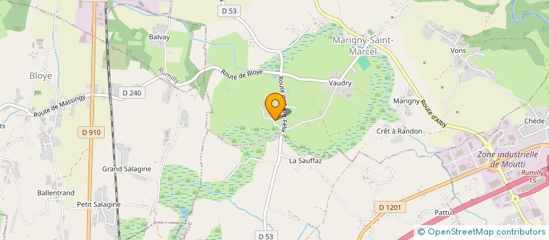 localisation de l'entreprise MADAME FLORINE DALLAFIOR  RUMILLY