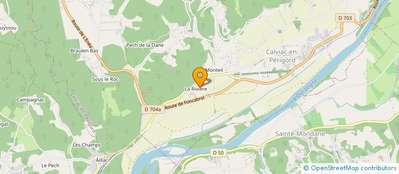 localisation de l'entreprise MADAME FLORINE DAUHER  CALVIAC-EN-PERIGORD