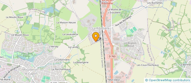 localisation de l'entreprise MADAME FLORINE DEFOOR  LE POIRE-SUR-VIE