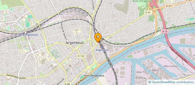 localisation de l'entreprise MADAME FLORINE DELEAU  ARGENTEUIL