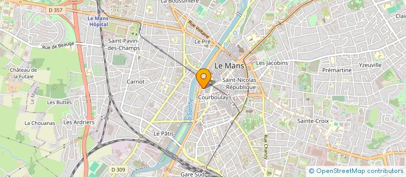 localisation de l'entreprise MADAME FLORINE DELTOUR à LE MANS