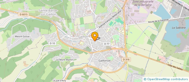 localisation de l'entreprise MADAME FLORINE DUJARDIN à GAILLON