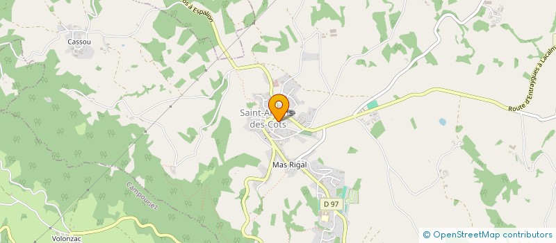 localisation de l'entreprise MADAME FLORINE FABRE  SAINT-AMANS-DES-COTS