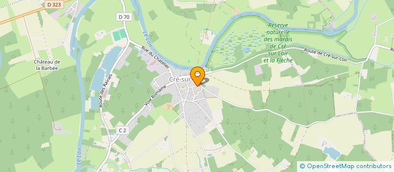 localisation de l'entreprise MADAME FLORINE FOUCHER  BAZOUGES CRE SUR LOIR