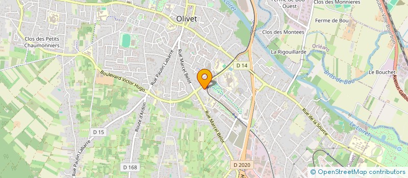 localisation de l'entreprise MADAME FLORINE GASSELIN à OLIVET