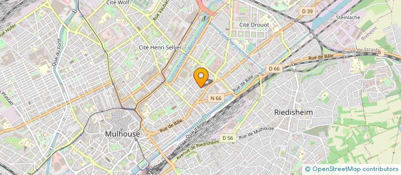localisation de l'entreprise MADAME FLORINE GRADOS  MULHOUSE