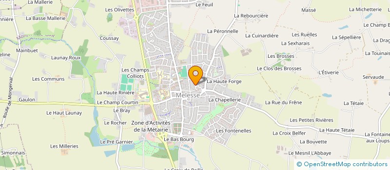 localisation de l'entreprise MADAME FLORINE GUITRY  MELESSE