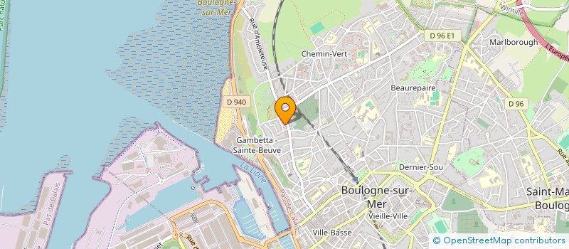 localisation de l'entreprise MADAME FLORINE HAUTIN  BOULOGNE-SUR-MER